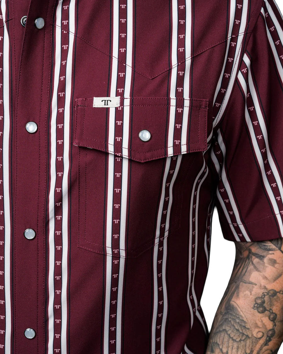 Men's The Tucker Short Sleeve Pearl Snap Performance Western Shirt - Fps1026187