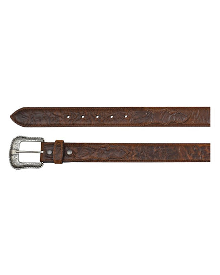 Men's Crunch Leather Belt by JP West from Skip’s Western Outfitters | TRD-22192BE5-32