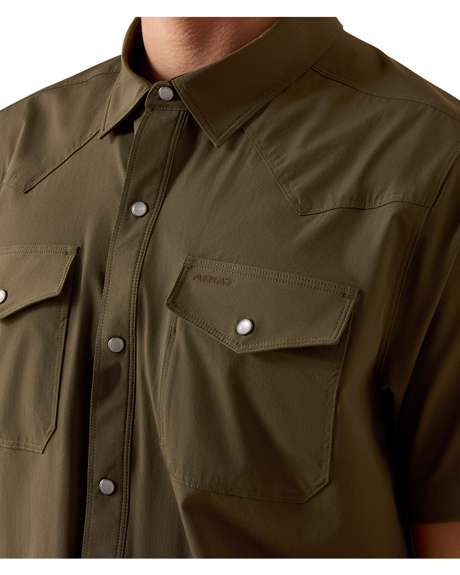 Men's Frontierflex Venttek Western Fitted Snap Shirt - 10077033