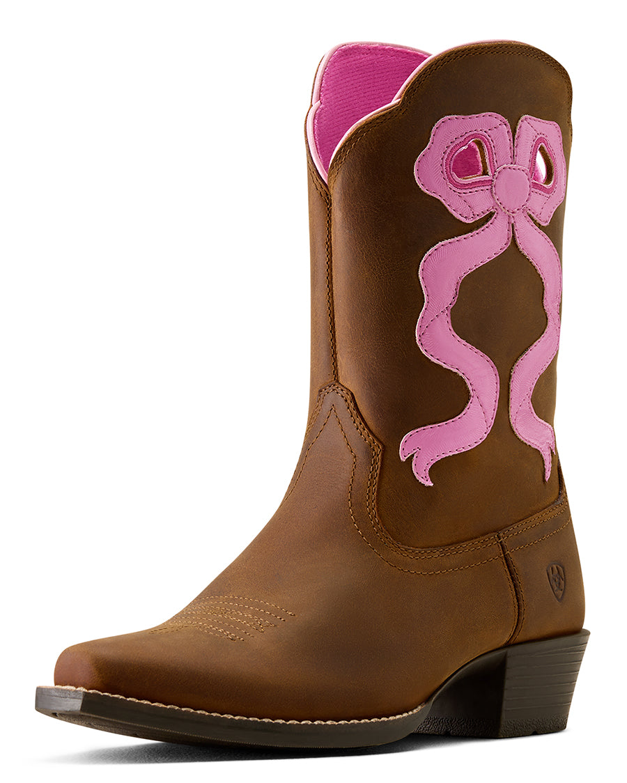 Youth Lil Beaux D Toe Western Boots - 10080350