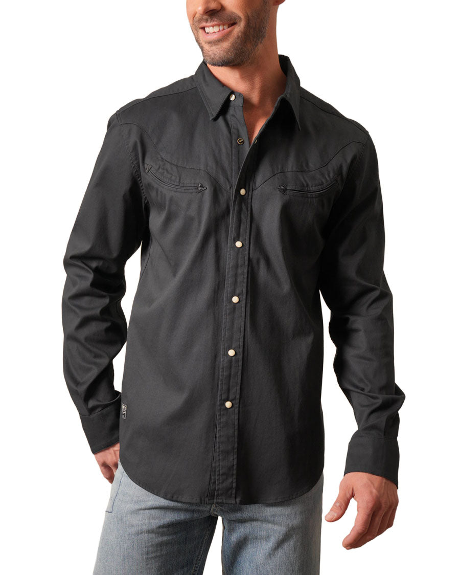 Men's Baffert Long Sleeve Western Shirt - Mds0000046-Bk001