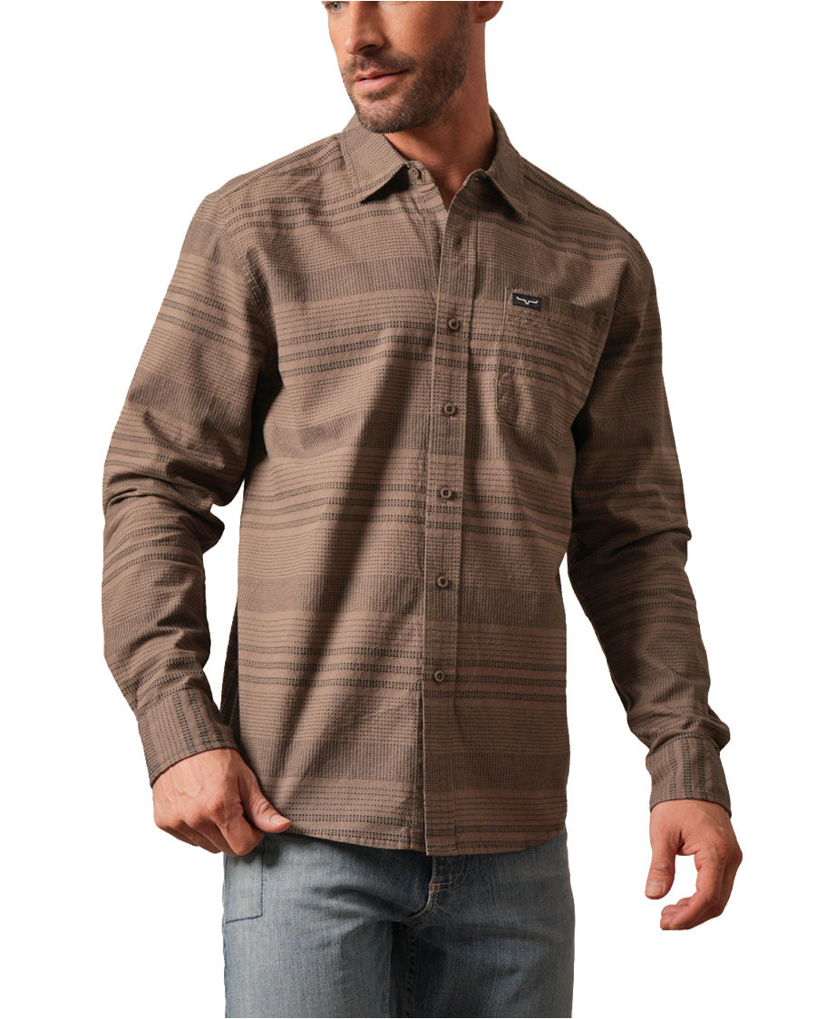 Men's Dash Long Sleeve Western Shirt - Mds0000049-Gn015