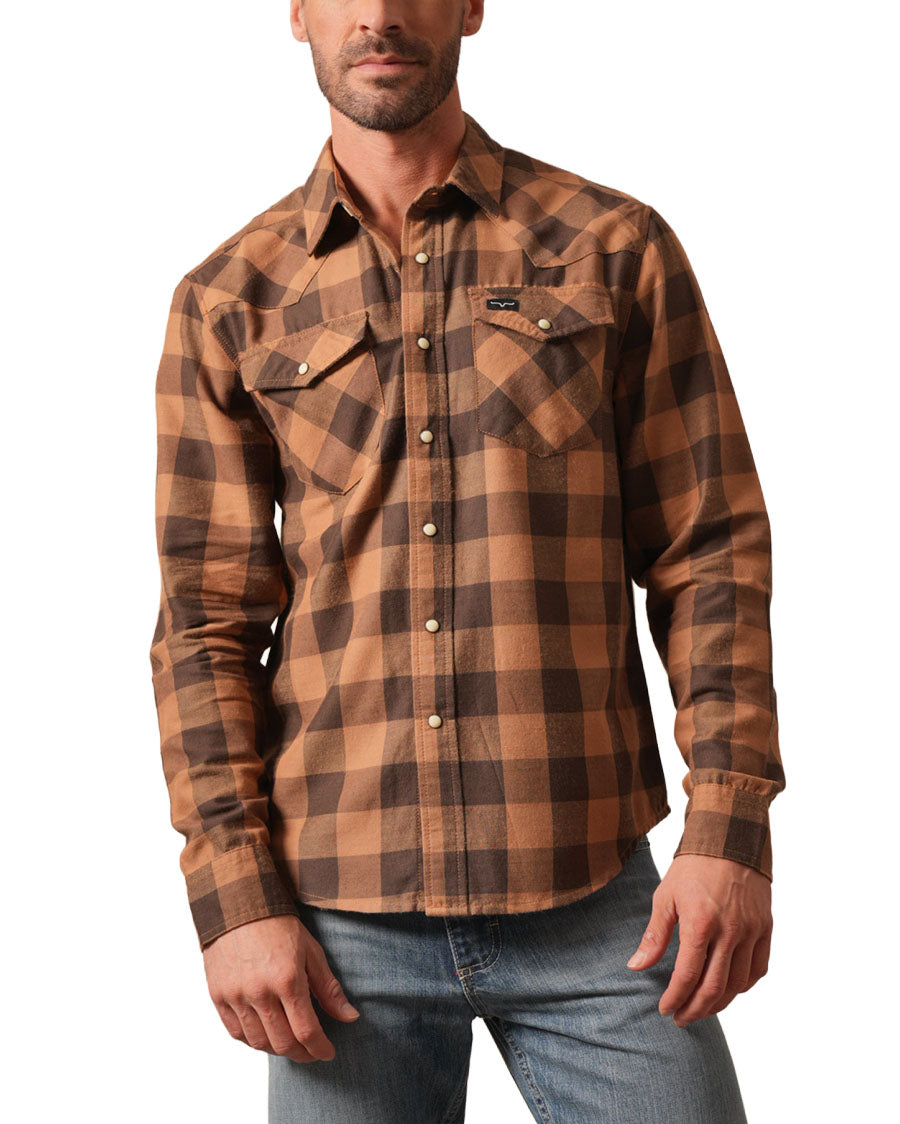 Men's Jonez Long Sleeve Western Shirt - Mds0000054-Bn002