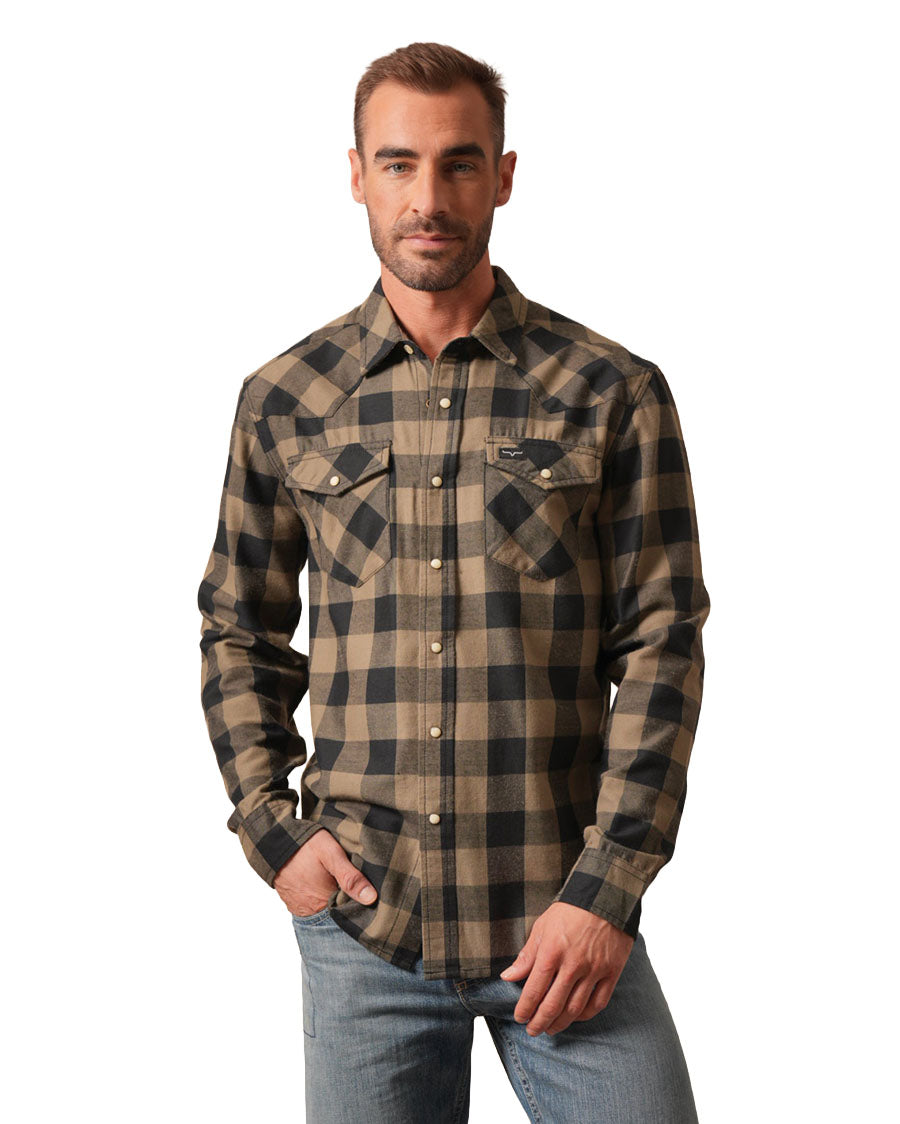 Men's Jonez Long Sleeve Western Shirt - Mds0000054-Gn015