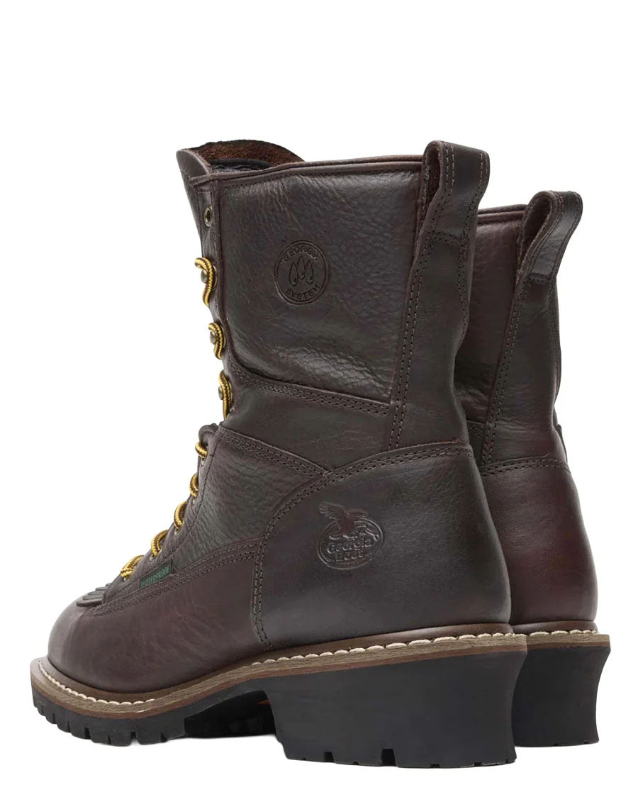 Men's Waterproof Logger Work Boots - G7113