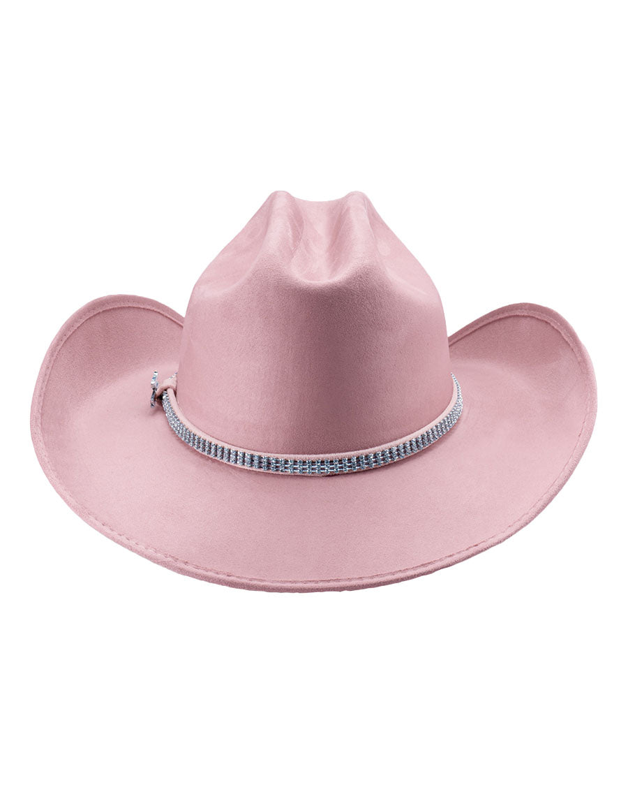 Women's Belong Together Faux Felt Western Hat - 876-Pnk