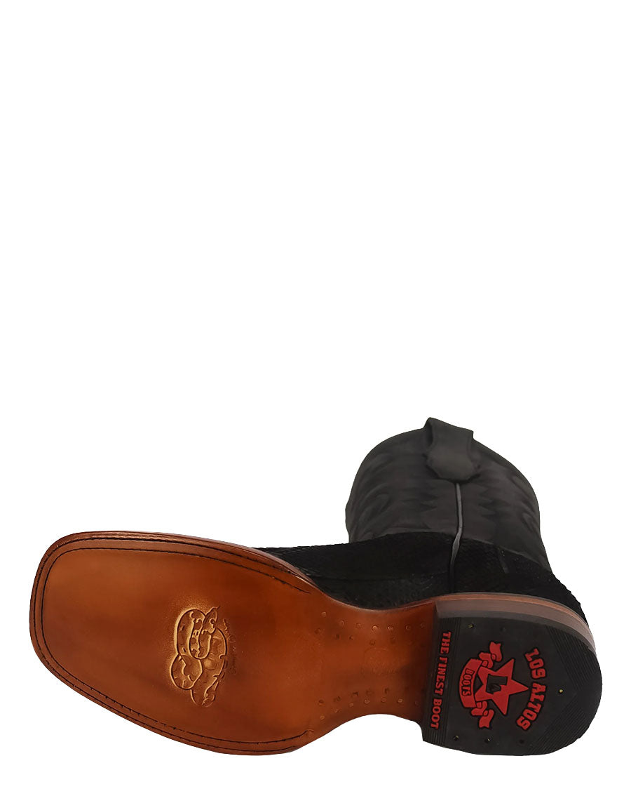 Men's Sueded Exotic Western Boots - 822N5705