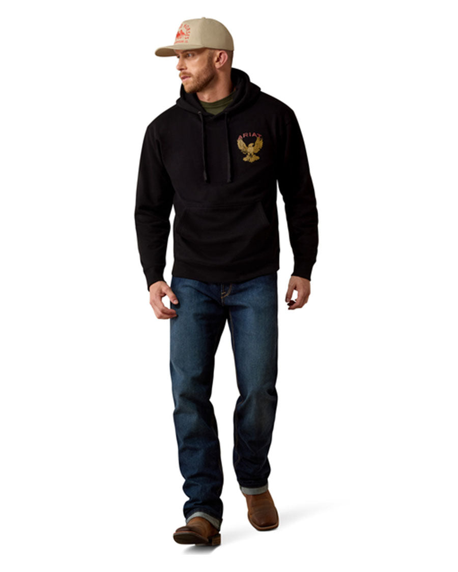 Men's Ariat Rustic Eagle Hoodie - 10080682