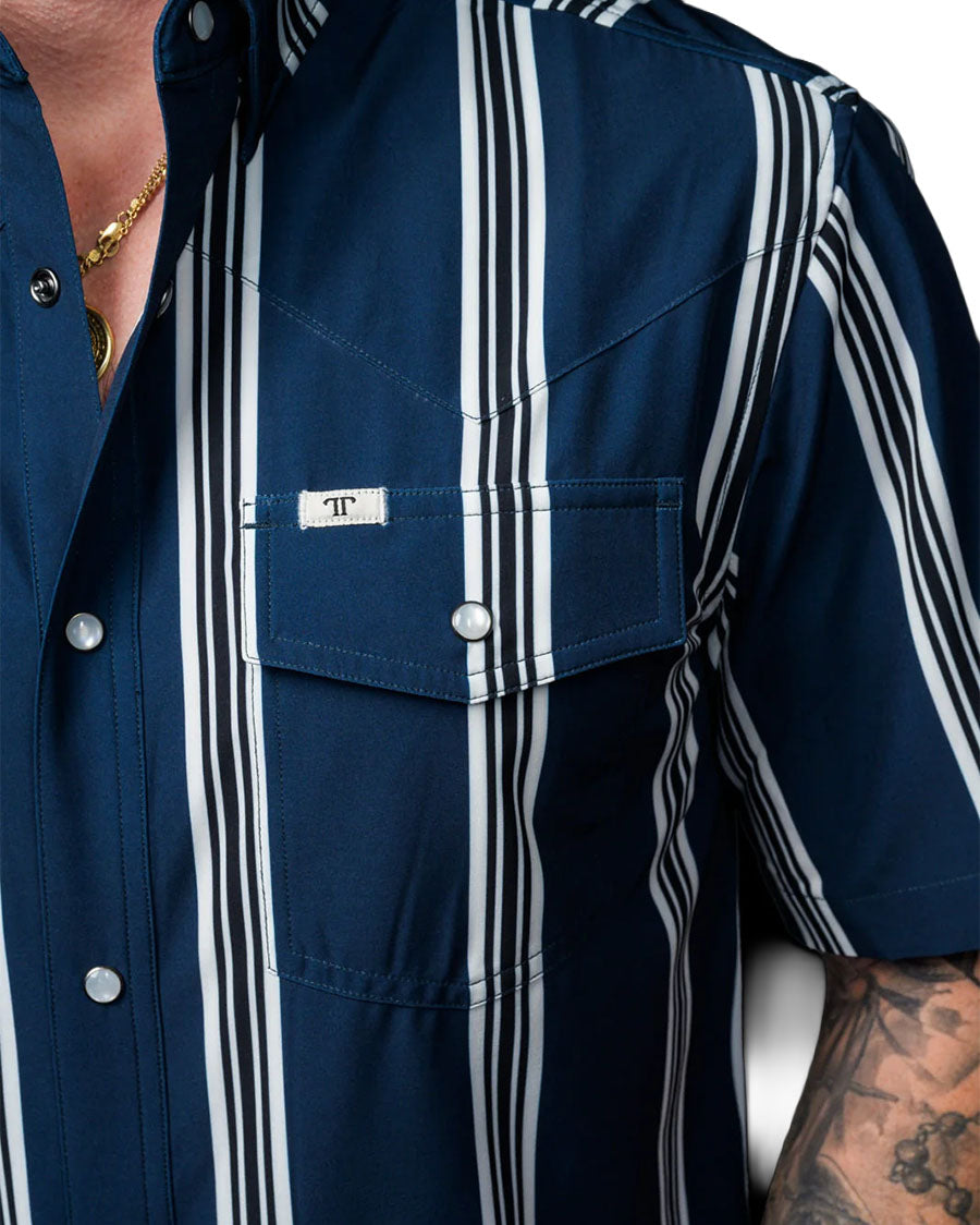 Men's The Cash Short Sleeve Snap Performance Western Shirt - Fps1026142