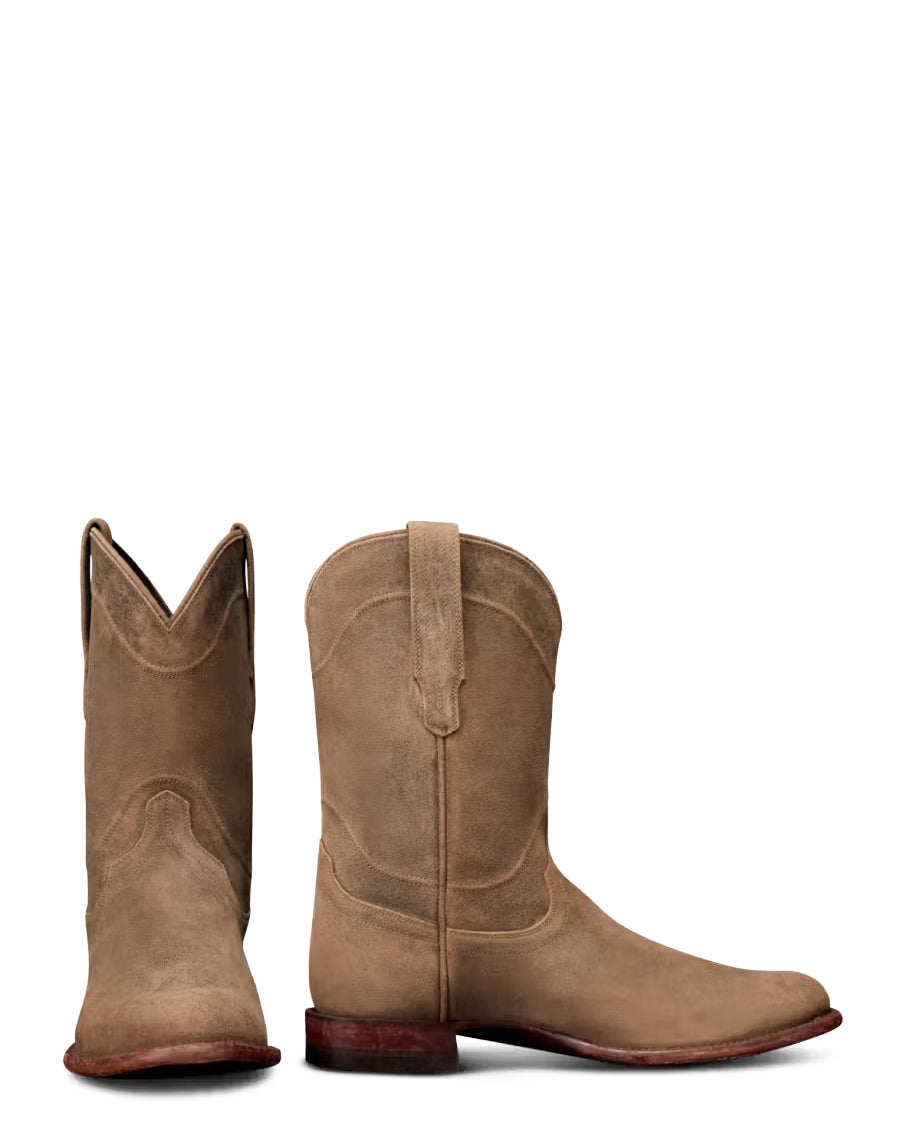 Men's The Earl Suede Western Boots - 11081-Grv