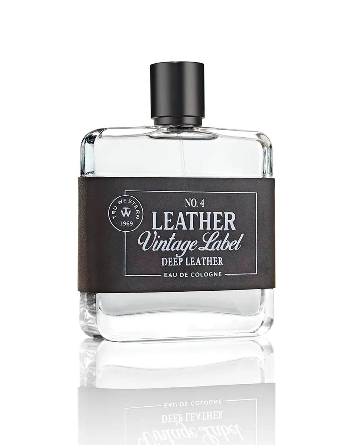 Men's No. 4 Leather Vintage Label Deep Leather Cologne