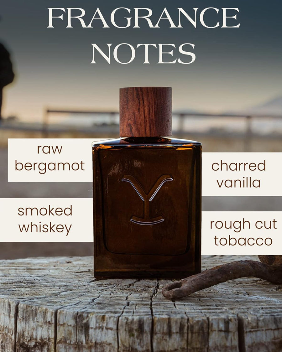 Men's Yellowstone Ride Cologne, 3.4 fl oz (100 ml) - Vibrant, Smokey, Rugged