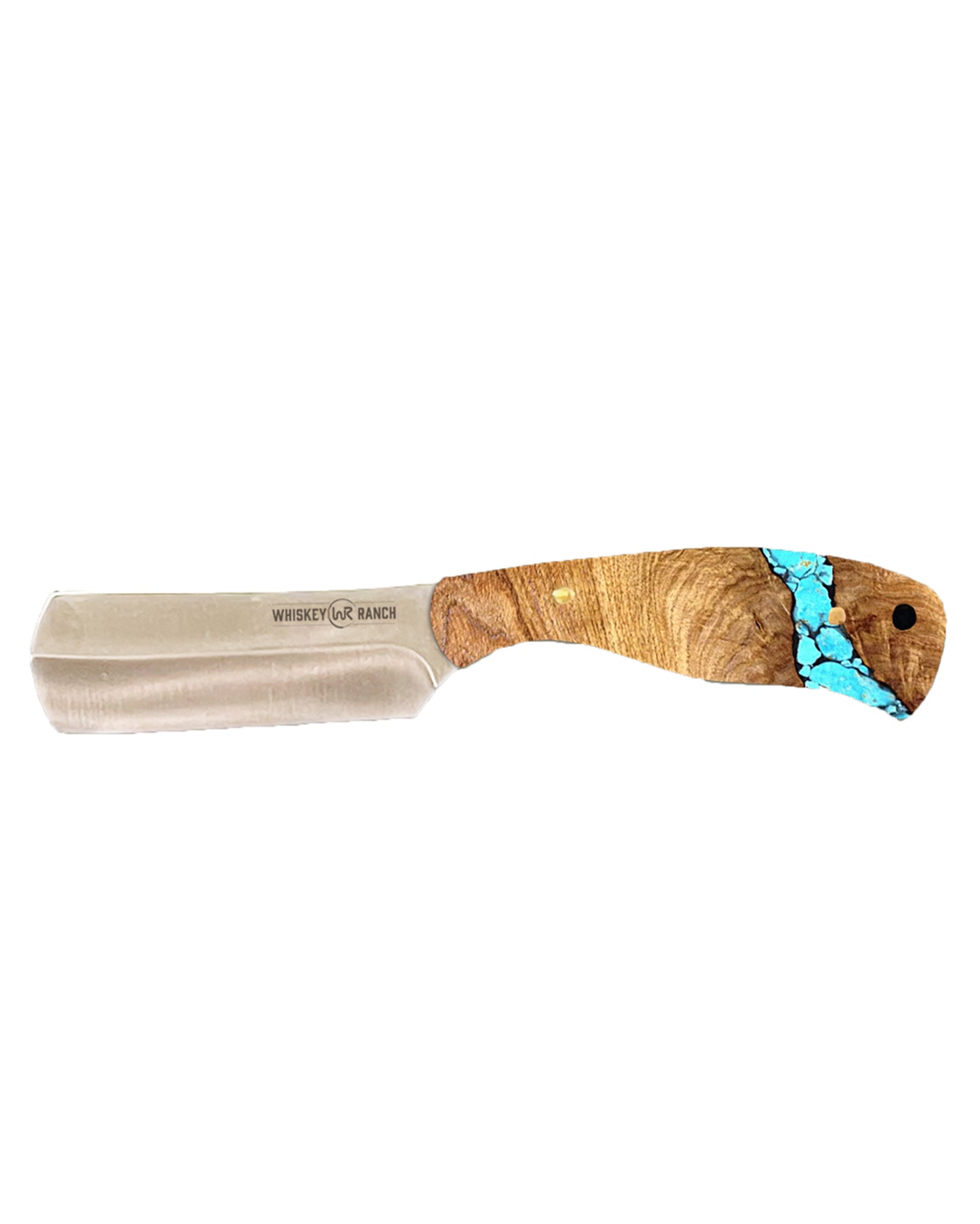 Turquois River Acrylic Bullcutter Knife - Wb48-14 by Whiskey Bent Knives from Skip’s Western Outfitters | WBK-WB48-14-TURQUOIS-RIVER