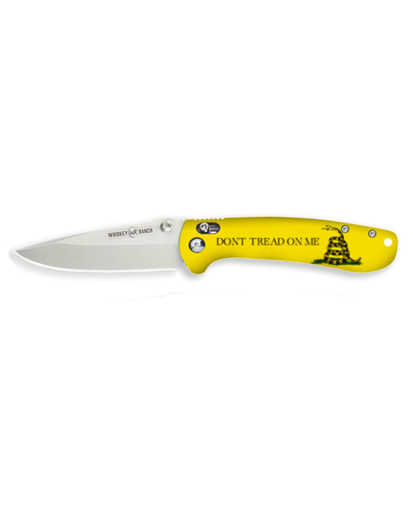 Don'T Tread Acrylic Catch Pin Lock Knife - Wb50-31