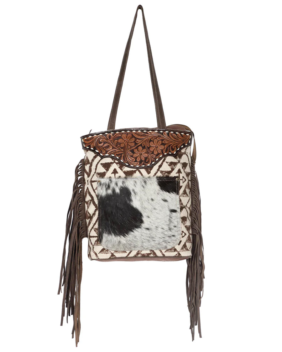 Tote Upcycled Canvas Bag by American Darling from Skip’s Western Outfitters | AMD-KB622-O/S