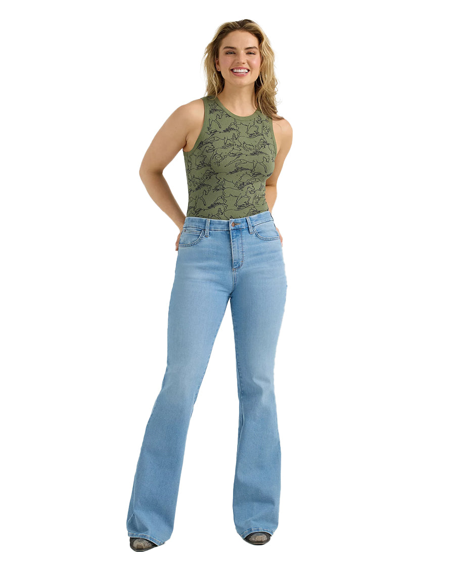 Women's Bespoke High Rise Flare Jeans