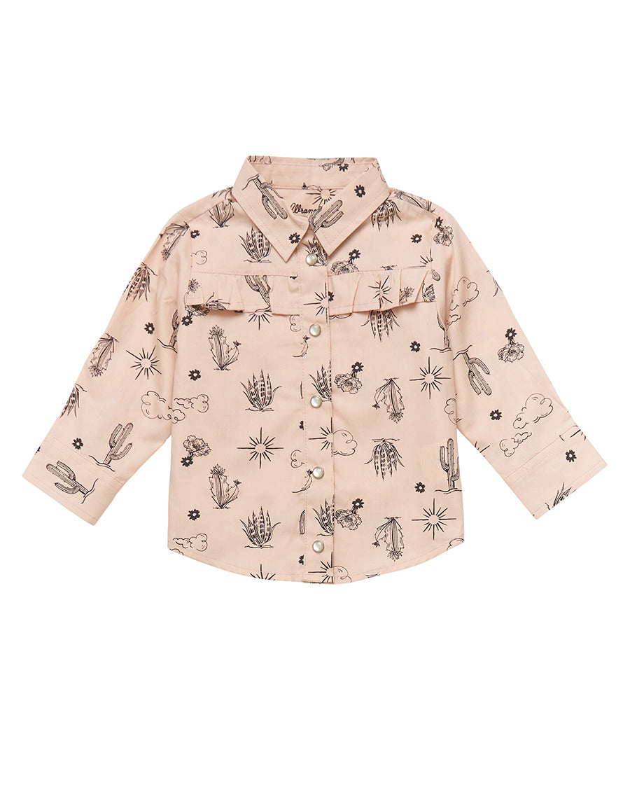 Baby Girls' Shirt by Wrangler from Skip’s Western Outfitters | WRA-112353155-12