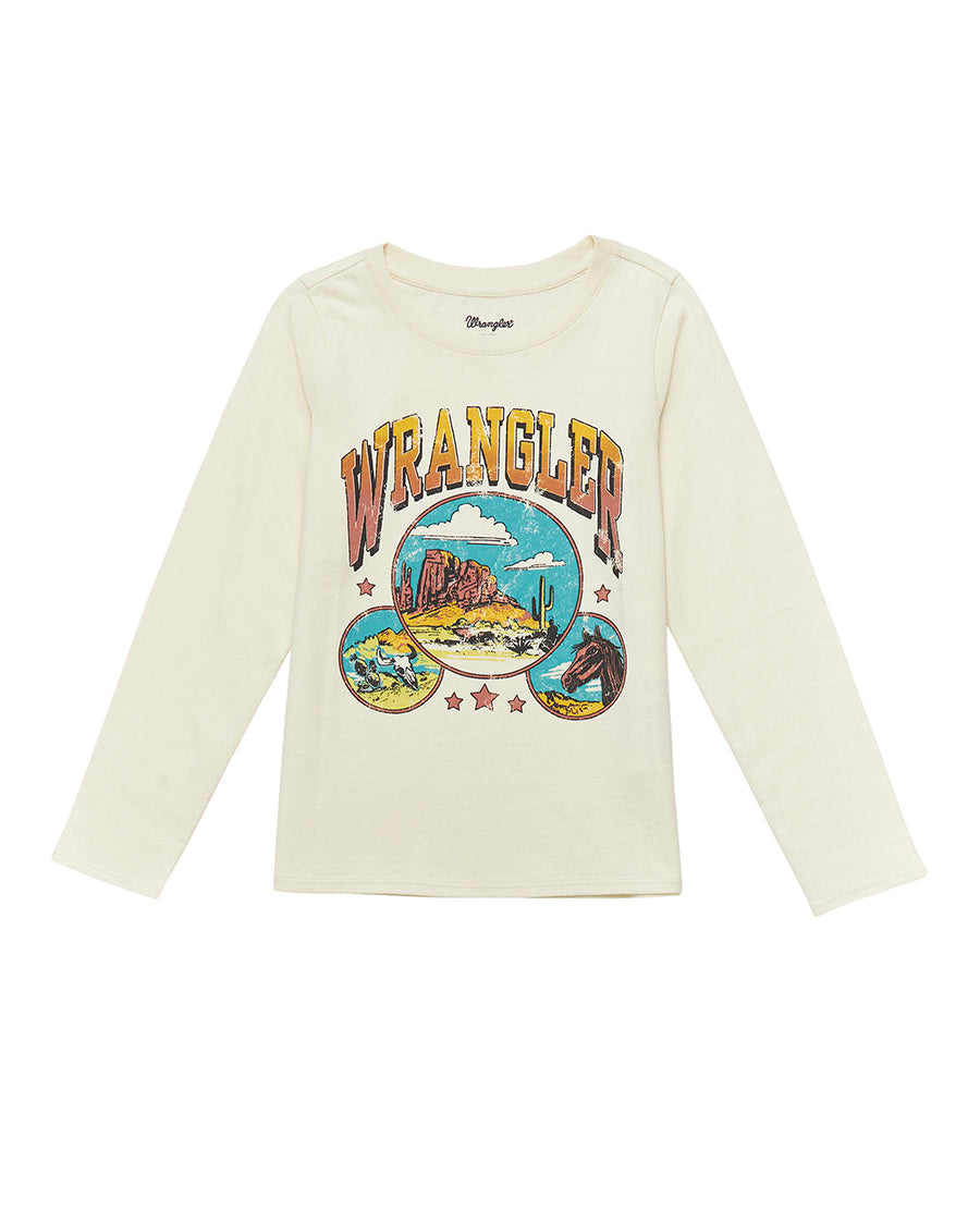 Girls' Shirt by Wrangler from Skip’s Western Outfitters | WRA-112353028-XS-REG