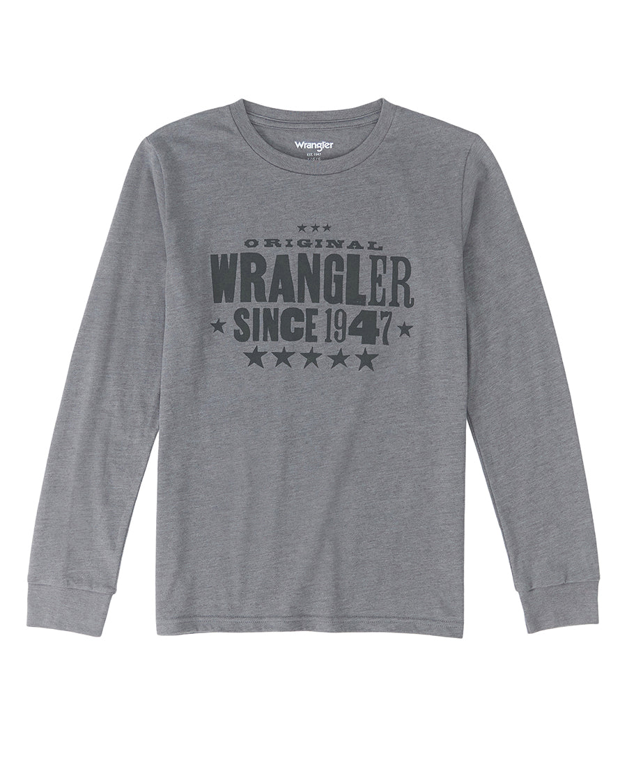 Infants & Toddler Boys' Long Sleeve T-Shirt by Wrangler from Skip’s Western Outfitters | WRA-112350069-XXS