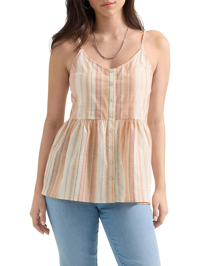 Women's Punchy Peplum Tank Top