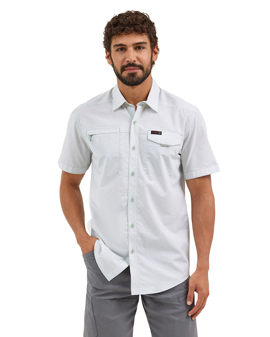 Men's ATG -X-Wrangler Short Sleeve Cedar Zip Pocket Shirt