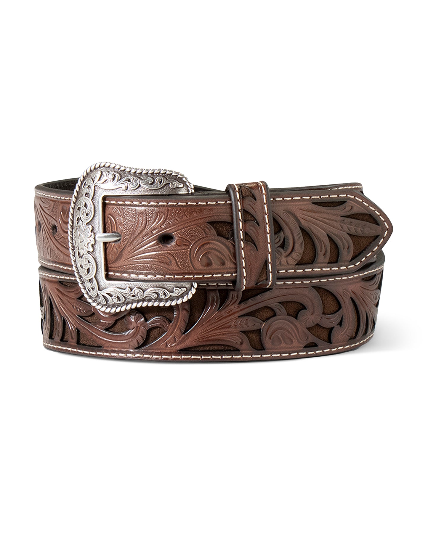 Floral Embossed Belt by MFW from Skip’s Western Outfitters | MFW-A1565002-L