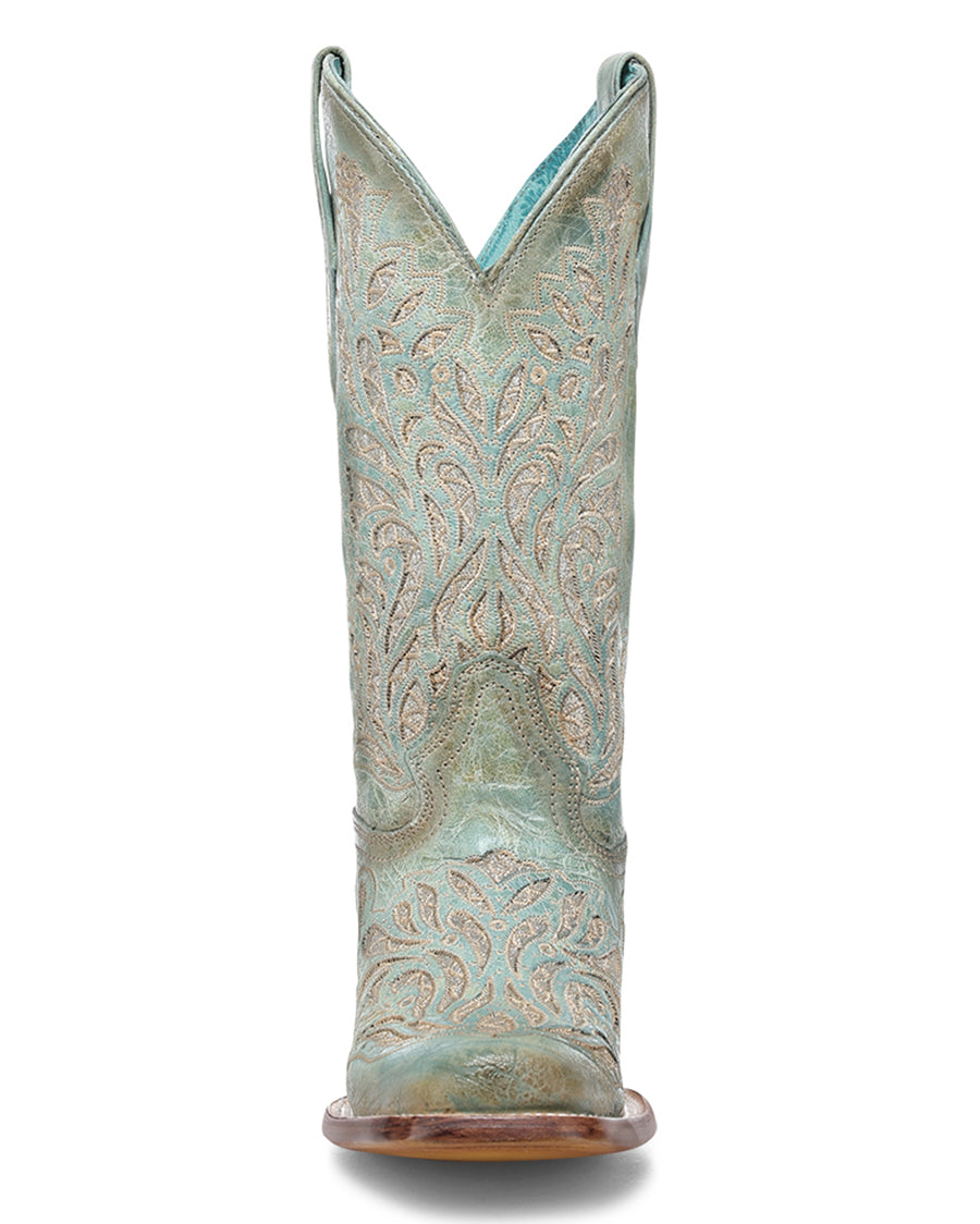 Women's Glitter Inlay Western Boots - A4880