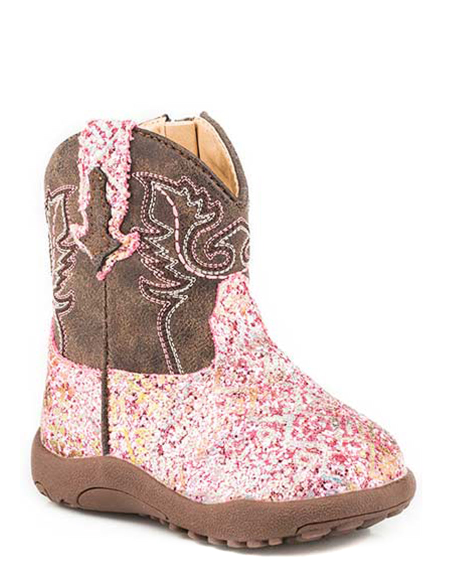 Infants' Southwest Glitter Boots by Roper from Skip’s Western Outfitters | KAR-09-016-1225-2062-PI-010-M
