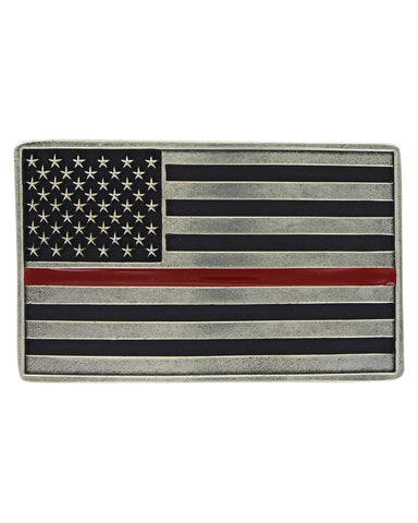 Stand Behind The Red Line Attitude Buckle