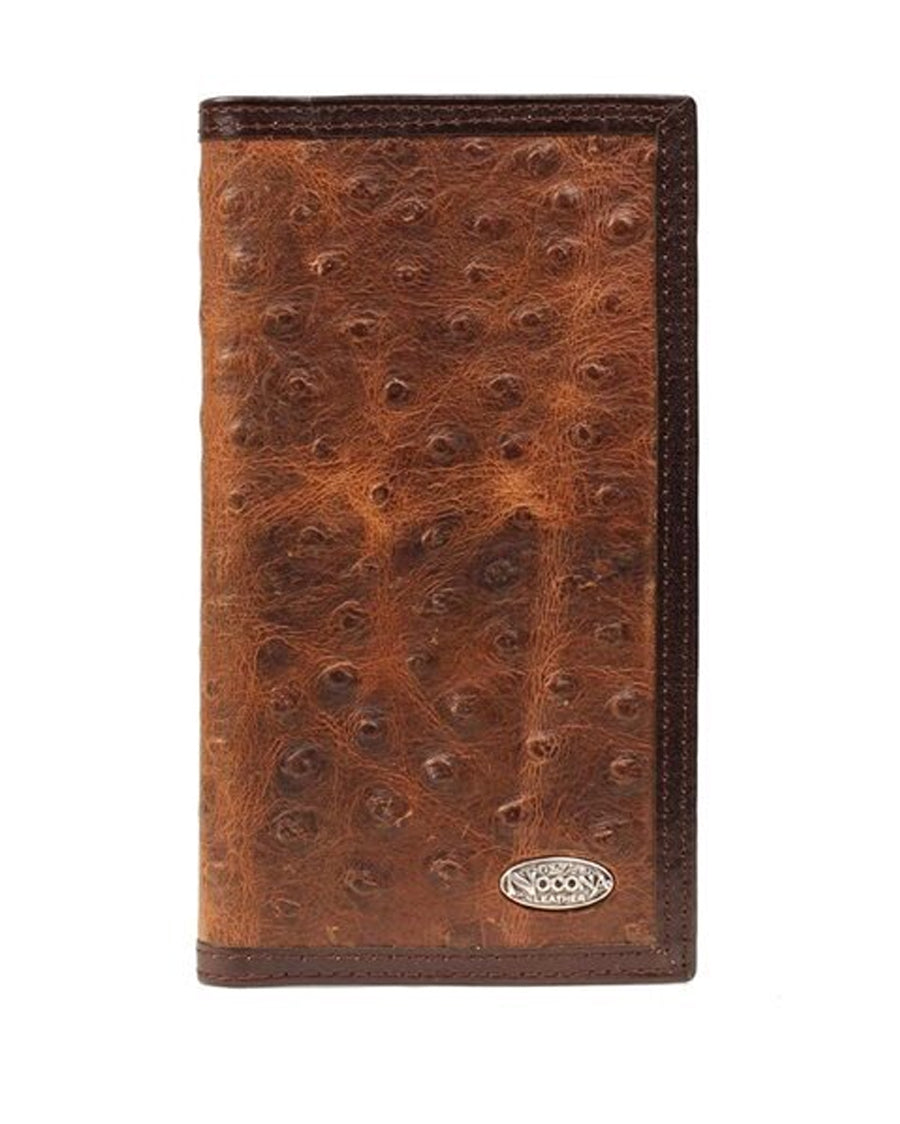 Men's Ostrich Print Rodeo Wallet by Nocona from Skip’s Western Outfitters | 10923502575