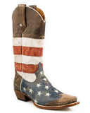 Mens American Flag Boots