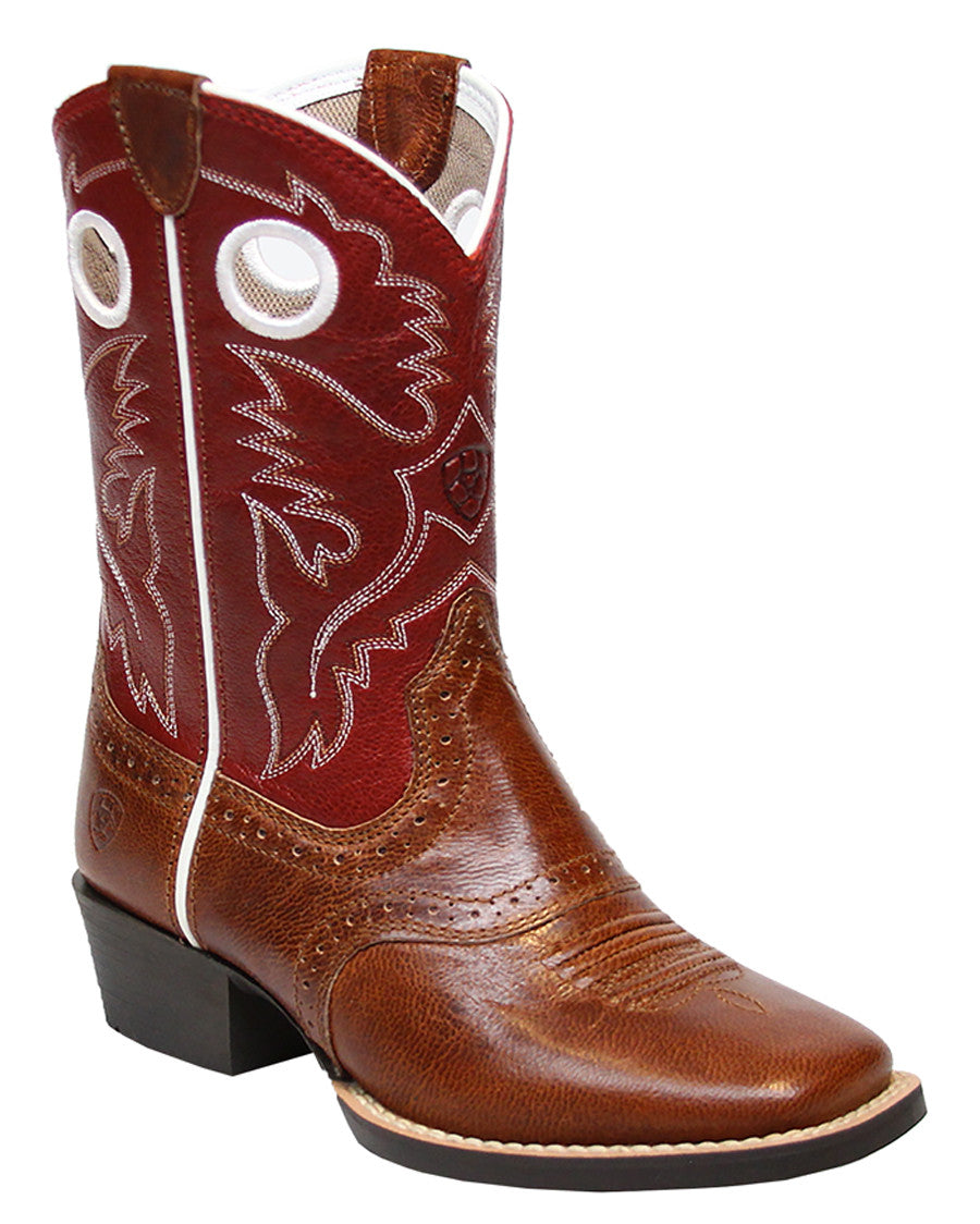 Kids Roughstock Boots by Ariat from Skip’s Western Outfitters | ARI-10019911-010-M