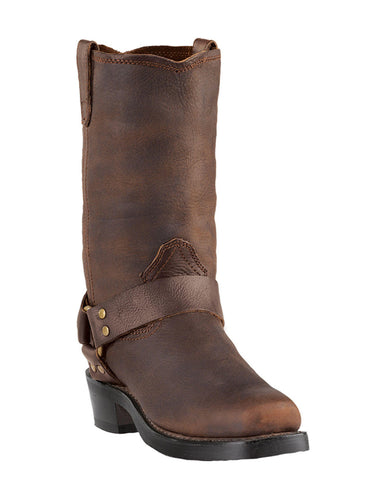 Mens Dean Harness Boots - Brown