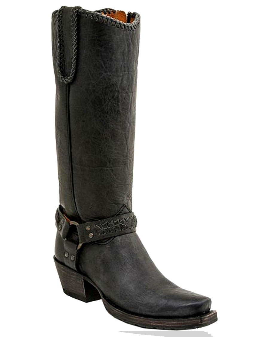 Women's Harness Lug Boots by Lucchese from Skip’s Western Outfitters | LUC-M4656.74-060-B