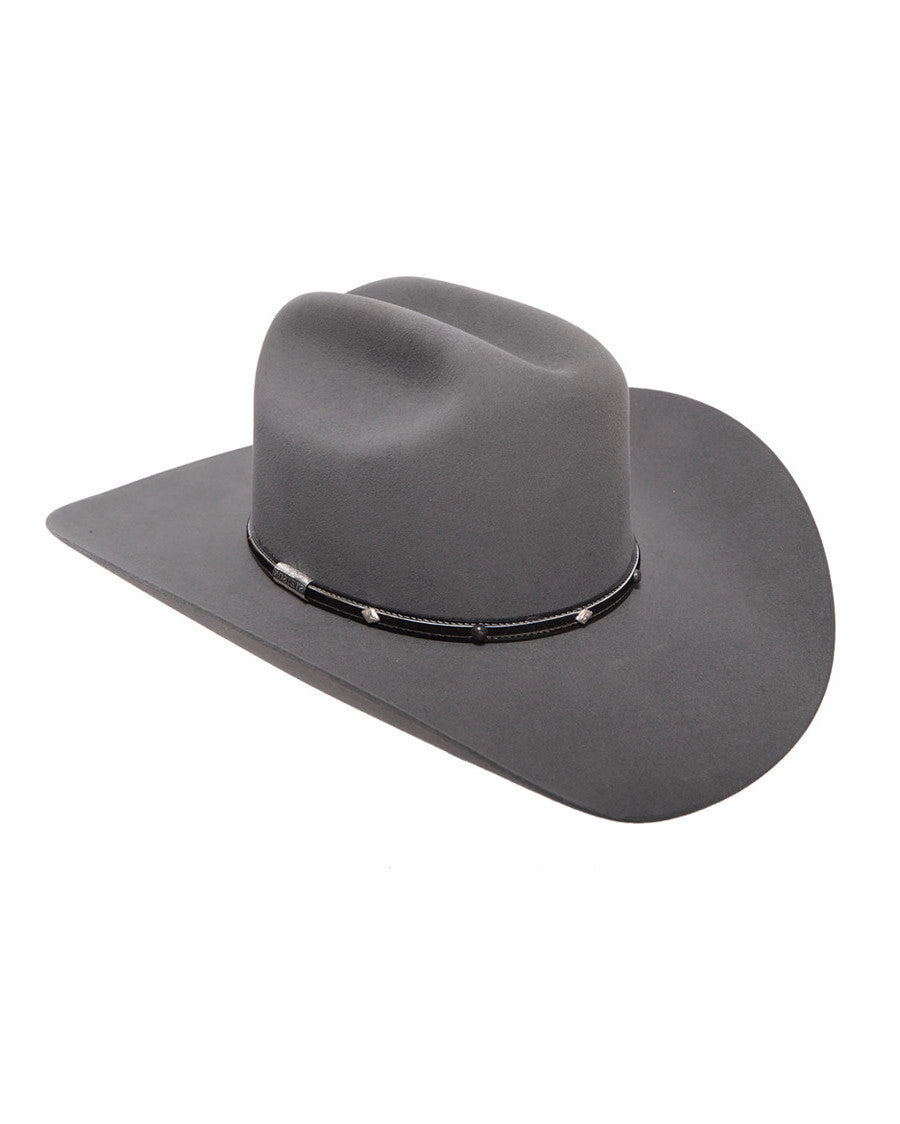 Stetsons 6X Angus Fur Felt Hat by Stetson Hats from Skip’s Western Outfitters | HAT-SFANGS-754049-6-7/8-Granite