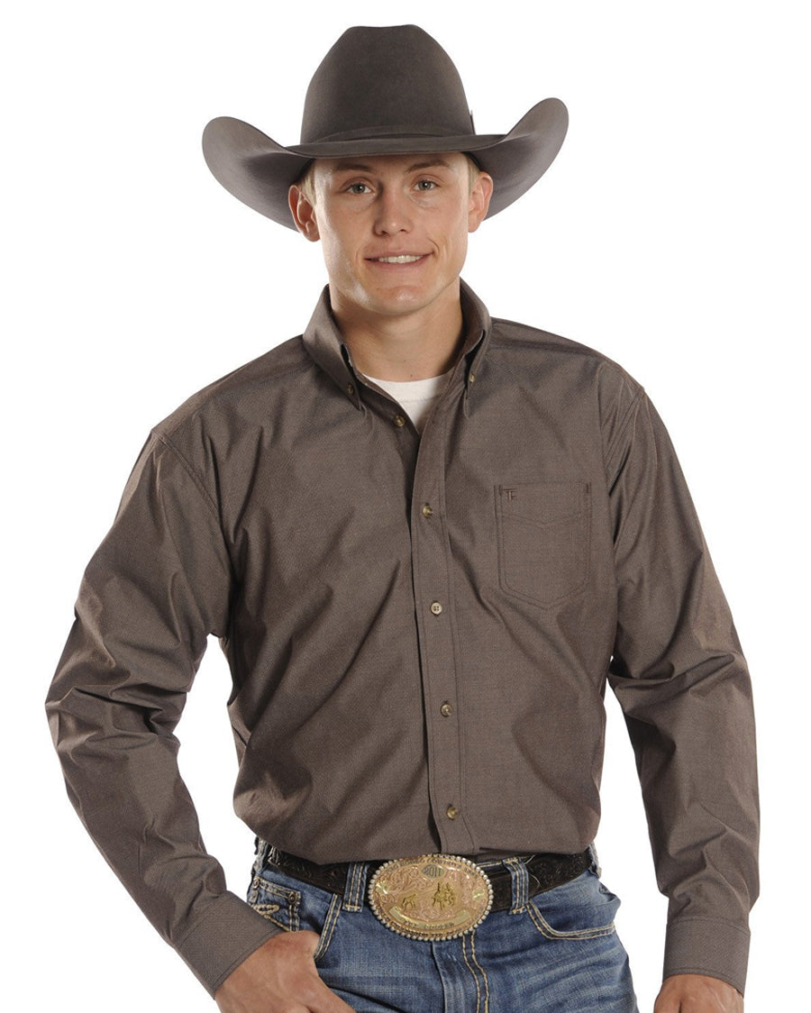 Men's Tuf Cooper Performance Western Shirt by Panhandle from Skip’s Western Outfitters | 10923527144