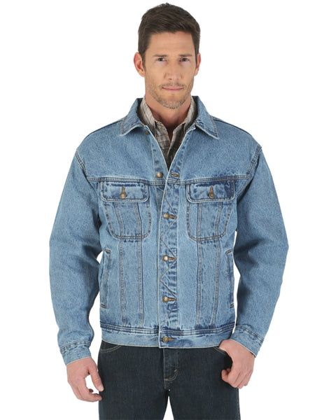 Mens Rugged Wear Denim Jacket - Indigo – Skip's Western Outfitters