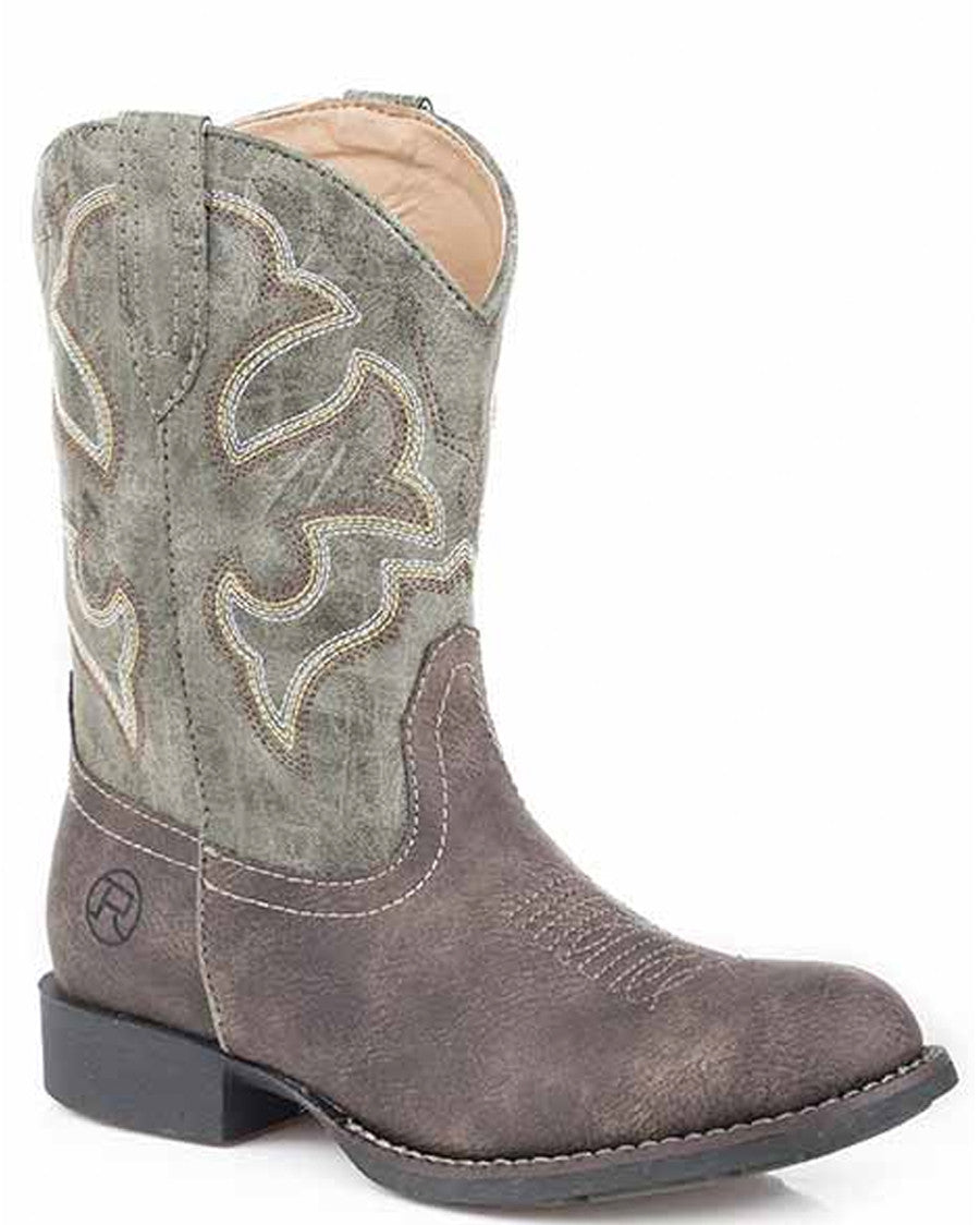 Kids' Cody Boots by Roper from Skip’s Western Outfitters | KAR-09-018-1222-1228-BR-010-M