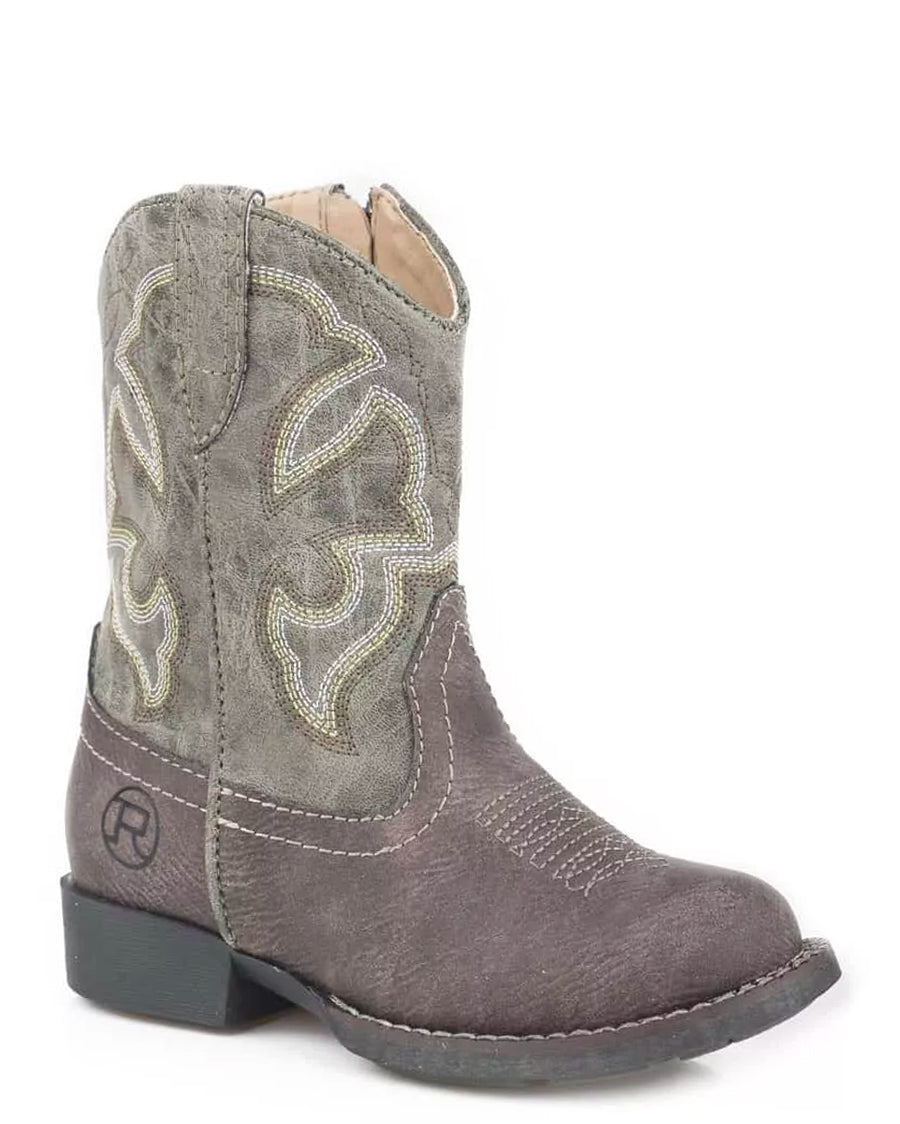 Toddlers' Cody Western Boots by Roper from Skip’s Western Outfitters | KAR-09-017-1222-1228-BR-050-M
