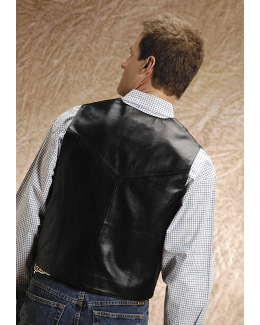 Men's Lambskin Western Vest