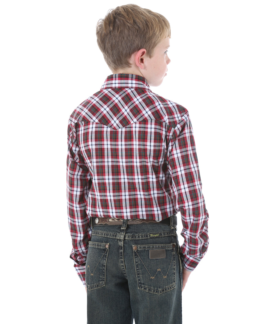 Boys' Dress Long Sleeve Western Shirt