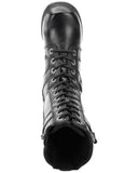 Womens Eda Lace-Up Motorcycle Boots