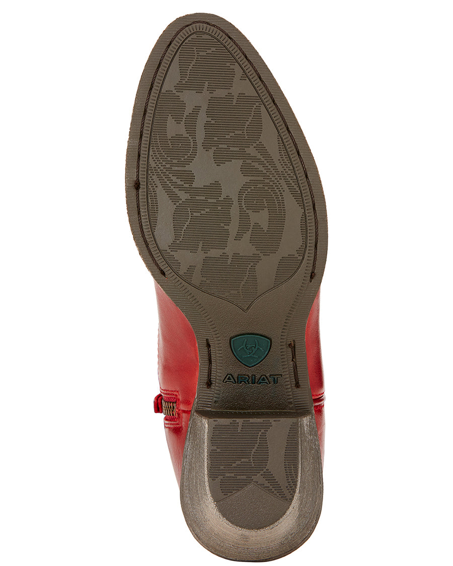 Women's Darlin Ankle Boots - Rosy Red