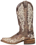 Women's Crater Embroidered Boots