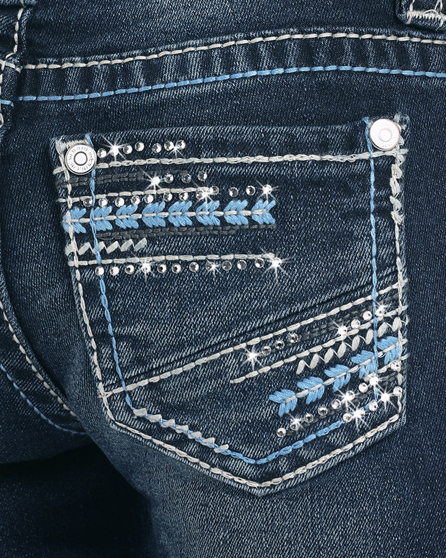 Kids' Embroidered Skinny Jeans