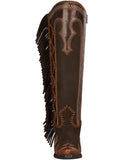 Women's Domingo Fringed Boots - Brown