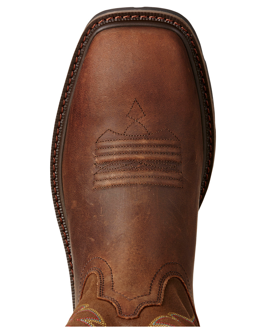 Men's Groundbreaker Steel-Toe Western Work Boots by Ariat from Skip's Western Outfitters