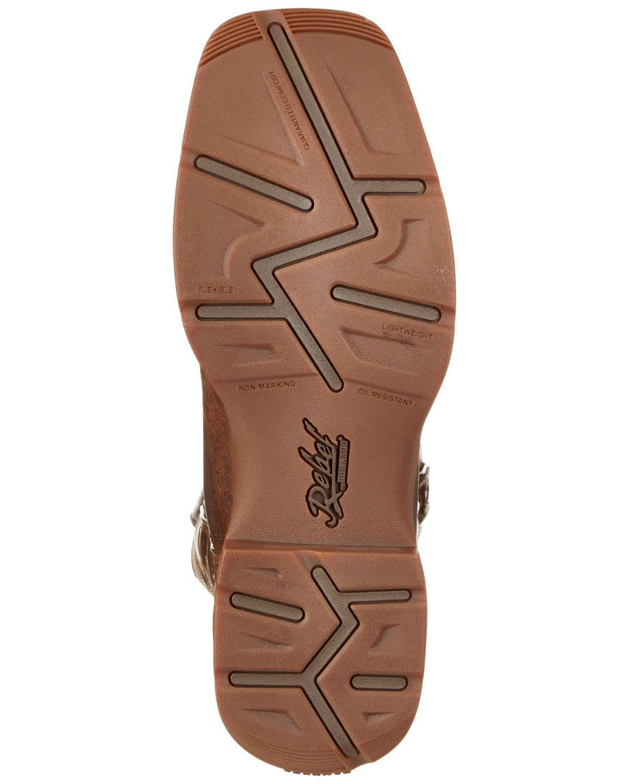 Men's Rebel Steel-Toe Pull On Boots