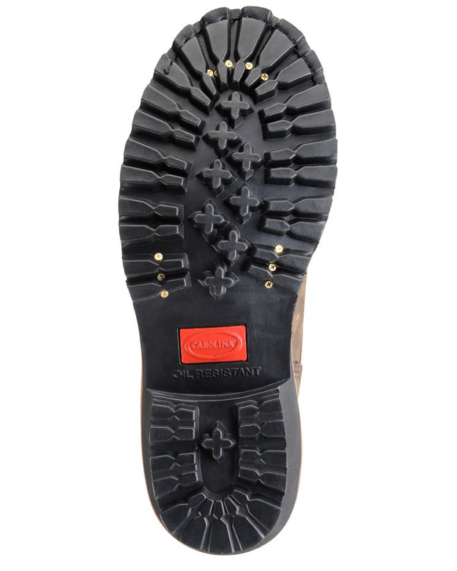 Men's 8" Crazy Horse Logger Steel-Toe Boots