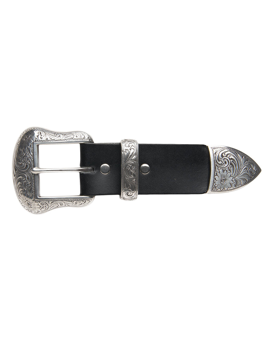 Three Piece Buckle Set by AndWest from Skip’s Western Outfitters | AWE-917-O/S-Antique-Silver